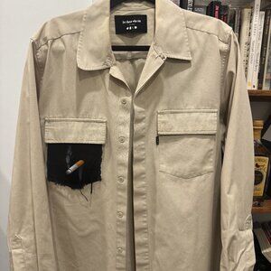 Custom Made Cigarrette Button Down